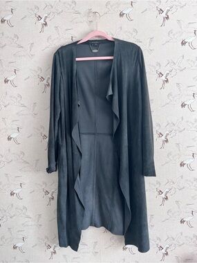 Scoop NYC 100% genuine leather suede jacket